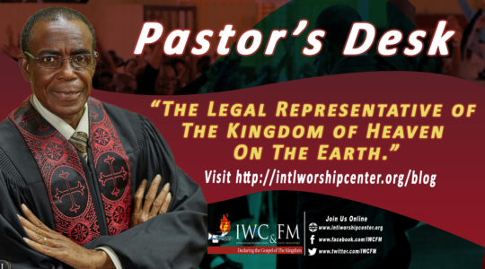 The legal representative of The Kingdom of Heaven on the earth.
